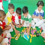 MAA RANJANA DEVI INTERNATIONAL SCHOOL KIDS MAKING CRAFT