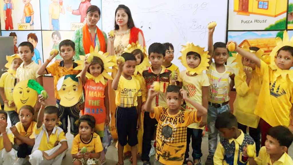mrd international school student celebrated mango day 2019