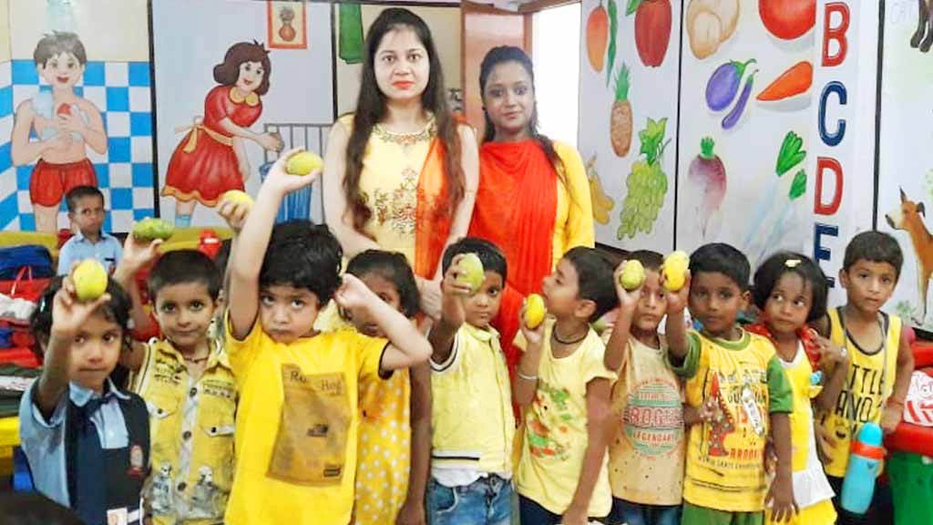 mrd international school student celebrated mango day 2019